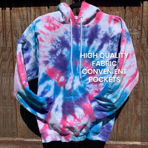 Conjunto personalizado de Sudadera con capucha Tie Dye, Jersey cómodo, conjunto de pantalones de chándal con bordado de impresión personalizado y opciones de etiqueta privada - Product Image 4