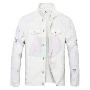 Veste en jean décontractée d'hiver pour homme, élégante, respirante, coupe-vent, 100% coton, design durable, construction confortable, facile à porter - Product Image 1