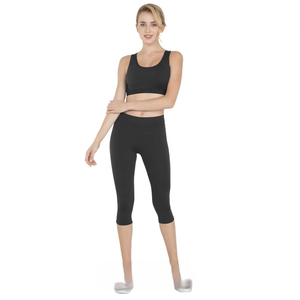 Tissu côtelé sans couture pour vêtements de sport pour femmes, vente en gros directe usine – Matière tricotée respirante et très élastique pour la gym et le yoga - Product Image 1