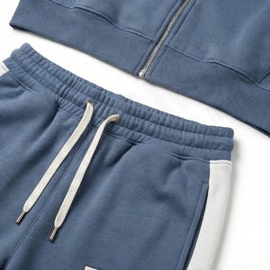 Chándal Deportivo con Cremallera, Estilo Holgado, Diseño Sólido, para Hombre, Duradero, Cómodo, para Uso Diario, Deportes de Invierno, Gimnasio, Fitness - Product Image 5