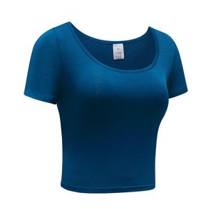 Camiseta corta informal de algodón para mujer - Product Image 5