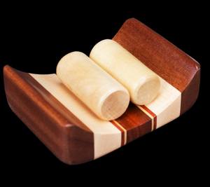 Porte-cartes en bois massif éco-responsable pour cartes bancaires, léger et fin, étui pour cartes de crédit - Product Image 3