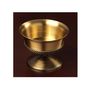 Vaisselle personnalisable de bol de conception moderne en laiton de haute qualité et articles de service pour le restaurant d'hôtel à la maison - Product Image 1