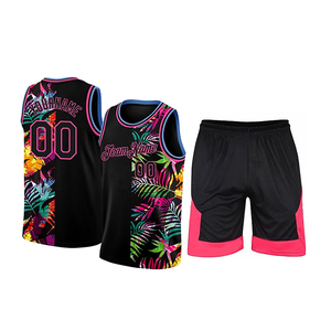<b>Men's</b> Plus Size Summer Basketball <b>Shorts</b> Full Sublimation Printing Breathable Outdoor Street Wear Bsci Basketball Uniform Set - Product Image 2