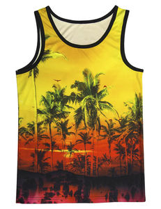 Men's High Quality Quick Dry <b>Running</b> <b>Vest</b> Comfortable Breathable Tank Tops Singlet Custom Knitted Weave Embroidery Decoration - Product Image 5