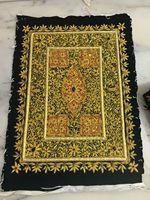 Karpet buatan tangan India karpet Zari Jewel tradisional menenun Semi batu mulia HARGA TERBAIK kualitas