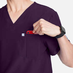 Conjunto de exfoliación activo de larga duración, uniforme de clínica de hospital para mujer, tela transpirable suave y flexible, ideal para enfermera - Product Image 3