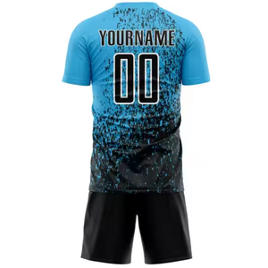Uniformes de Fútbol Personalizados por Sublimación, Conjuntos de Local y Visitante, 100% Poliéster, Secado Rápido, Antibacterianos, para Adultos - Product Image 3