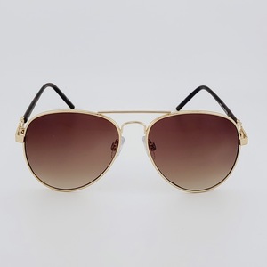 Lunettes de soleil d'aviation à double pont classiques vintage pour hommes femmes Protection UV 400 - Product Image 2