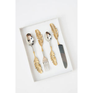 โลหะคุณภาพดีทําด้วยมืออุปกรณ์อินเดียช้อนส้อมสแตนเลส Royal Flatware ชุดสําหรับปาร์ตี้ร้านอาหารโรงแรม - Product Image 1