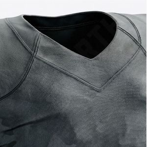 Uniforme de Fútbol Americano Personalizado al por Mayor, Pantalones y Camiseta de Manga Corta para Jóvenes, Uniforme Deportivo de Poliéster con Estampado por Sublimación - Product Image 4