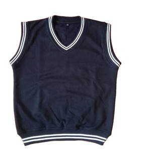 Suéter de Punto sin Mangas con Cuello en V para Hombre, de Alta Calidad, Antiarrugas, con Logotipo Personalizado Bordado, Ajustado, para Otoño e Invierno, OEM - Product Image 2