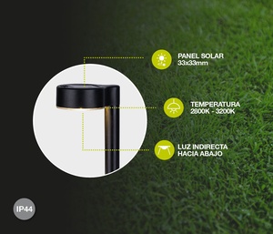 Lampada Solare LED da Giardino Banki 3200K IP44 1xAAA 6 x 30cm (GSC 201210017) - Product Image 5