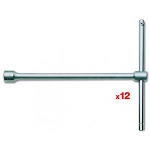 Juego de doce llaves en T con apertura hexagonal, herramienta duradera y versátil - Product Image 1