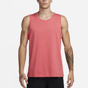 Vêtements de sport respirants personnalisés, vêtements de sport de gym en polyester uni, impression personnalisée, débardeur de sport de gym sans manches, débardeur personnalisé 2024 pour hommes - Product Image 1