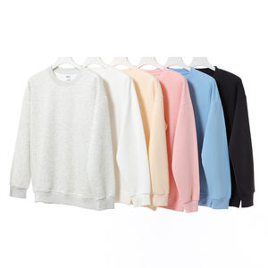 Sudadera Personalizada con Cuello Redondo Unisex de Algodón Grueso de 350 Gsm, Sudadera Extra Grande al por Mayor, Sudadera Lisa con Cuello Redondo para Hombre - Product Image 2