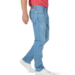 กางเกงยีนส์ทรงหลวมสำหรับผู้ชายกางเกงยีนส์ทรงหลวมแบบออกแบบได้ตามที่ต้องการระบายอากาศว่างเปล่าซีดซีดจางกางเกงยีนส์ทรงหลวมสำหรับนักขี่จักรยาน - Product Image 4