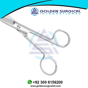 Ciseaux chirurgicaux en acier inoxydable de 14 cm, ciseaux médicaux d'opération, ciseaux droits de dissection, fournitures hospitalières - Product Image 4