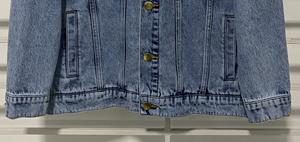 เสื้อแจ็กเก็ตยีนส์คอปกตั้งแขนยาวสำหรับผู้ชายเสื้อแจ็คเก็ตผ้าเดนิมผ้าฝ้าย100% ซักได้สำหรับใส่กลางแจ้ง - Product Image 5