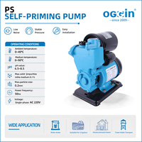 Pompe à eau périphérique auto-amorçante haute efficacité OGGIN PS126 pour surpression domestique