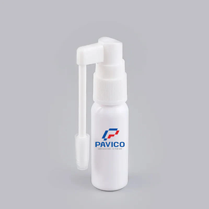 Embalaje de plástico de Medicina de 10ml personalizado 18mm forma cilíndrica nuevas botellas de spray Nasay de plástico HDPE en fábrica de Pavico Vietnam - Product Image 1