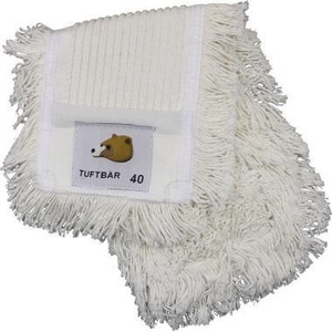 Mop 15 X 44 cm White 50% Cotton 50% Polyester Tuftbr - Product Image 1