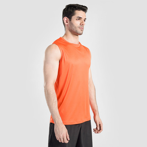 Camiseta Deportiva de Alta Calidad con Logotipo Personalizado para Hombre, Talla Grande, Tejida, Transpirable, de Secado Rápido, para Entrenamiento y Uso Casual - Product Image 1