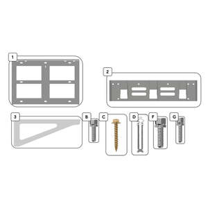 Support mural Fortress Power EForce pour l'installation de panneaux solaires - Product Image 1