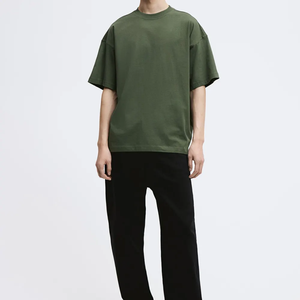 Logotipo personalizado liso hombres 100% algodón impreso Camisas casual manga corta Camisetas OEM ODM al por mayor fabricante de ropa de moda - Product Image 2