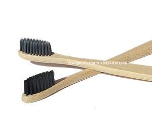 แปรงสีฟันไม้ไผ่สีน้ำตาลอ่อนแบบย่อยสลายได้กล่อง Eco2go สำหรับเด็กวัสดุ PBT แบบใช้แล้วทิ้งสำหรับใช้ในบ้าน - Product Image 2