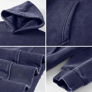 Service OEM, faible MOQ, sweats à capuche basiques respirants pour hommes, effet délavé à l'acide, dernier design, sweats à capuche effet délavé à l'acide les plus vendus pour la vente en ligne - Product Image 5