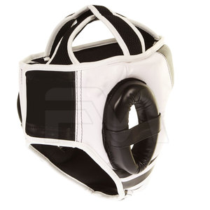 อุปกรณ์ประกับศีรษะสำหรับชกมวยอุปกรณ์ป้องกันศีรษะสำหรับต่อยมวยแบบกำหนดสีและโลโก้ได้เอง - Product Image 3