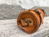 Sac cylindrique en cuir véritable pour femme, nouveau style coréen, sac à bandoulière léger avec fermeture éclair, sac à main en cuir tanné végétal