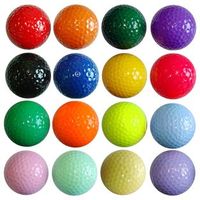 Yüksek kalite özel Logo üretan Golf topları yumuşak LED spor/eğitim/maç kauçuk Surlyn tüm seviyeleri için PVC/PU compositler