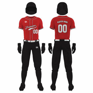 2025 OEM nuevo diseño personalizado equipo juvenil hombres deportes béisbol Jersey y pantalón conjunto/último diseño hombres equipo desgaste uniforme de béisbol - Product Image 1