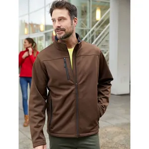 Veste softshell durable pour homme, idéale pour la randonnée, avec sac étanche intégré - Product Image 1