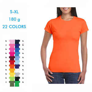 Camisetas informales de alta calidad para mujer, camisetas informales de algodón a la moda con logotipo impreso personalizado para mujer - Product Image 2
