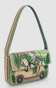 Bolsos de Noche con Cuentas Bordadas Personalizadas, Diseño Único, Étnicos, Hechos a Mano, con Cuentas de Semillas, para Eventos Formales - Product Image 2