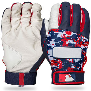 Gants de frappe de baseball en cuir véritable personnalisés de haute qualité avec couleur personnalisée en gros du Pakistan - Product Image 1