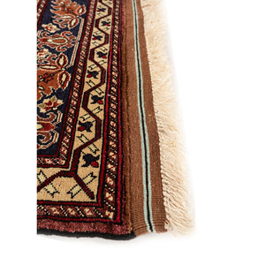 Aalam Hand Knotted <b>Wool</b> Rugs <b>Red</b> & Orange Kilim Style 9x12 Rectangle Abstract Animal Print for Home Entryway Pae-4906 - Product Image 4