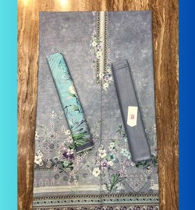 Ssumaira Original BINSAEED Khaddar imprimé numérique 3 pièces non cousu Salwar Kameez indien et pakistanais vêtements Khaddar chemise - Product Image 2