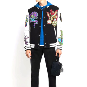 OEM Custom Logo Men Wear Varsity <b>Jacket</b> Hip Hop Varsity <b>Jacket</b> Your Own Design Men Wear Varsity <b>Jacket</b> Made in Pakistan - Product Image 2