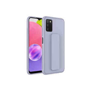 Coque de protection antichoc en silicone souple JoieCreatif Qstand Luxury avec béquille pour Samsung Galaxy A03S en TPU - Product Image 1