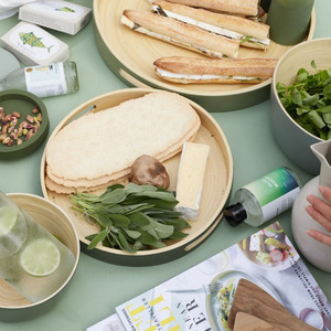 Prix bon marché filé bobine boisson restauration plateaux en fibre de bambou artisanat en gros plateau à thé naturel - Product Image 5