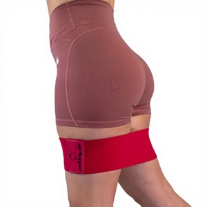 Ensemble de bandes de résistance en tissu écologique avec logo personnalisé pour les fessiers, antidérapantes, pour l'entraînement des fessiers et des glutes, sport et yoga - Product Image 1
