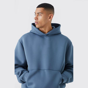 เสื้อฮู้ดผู้ชายผ้าซักกรดเสื้อผ้าแนวสตรีทผ้าคอตตอน/ผ้าฟลีซ300 GSM 100% ทันสมัยให้ความอบอุ่น - Product Image 6