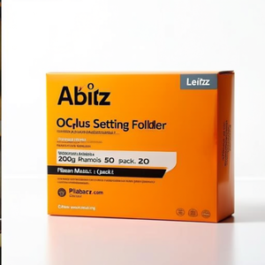 Leitz OCplus Setting Folder Cardboard 260g Chamois 50 Pack - Product Image 2