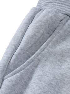 ชุดวอร์มสองชิ้นของผู้ชายชุดออกกำลังกายผ้าฟลีซใช้เล่นยิมชุดออกกำลังกายวิ่งจ๊อกกิ้งสำหรับผู้ใหญ่ - Product Image 5