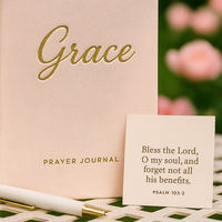 Journal de prière LABON Grace, couverture rigide rose, dorure à chaud, élégant carnet de dévotion chrétienne pour la foi, cadeau biblique, journal, livre avec logo