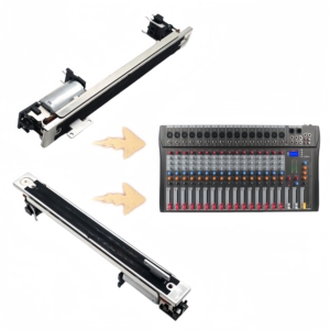 טרווין 20 שנות מפעל מיקסר דיגיטלי באיכות גבוהה פדר ממונע 100 מ""מ 10K סרט פחמן טכנולוגיית פוטנציומטר שקף ליניארי - Product Image 1